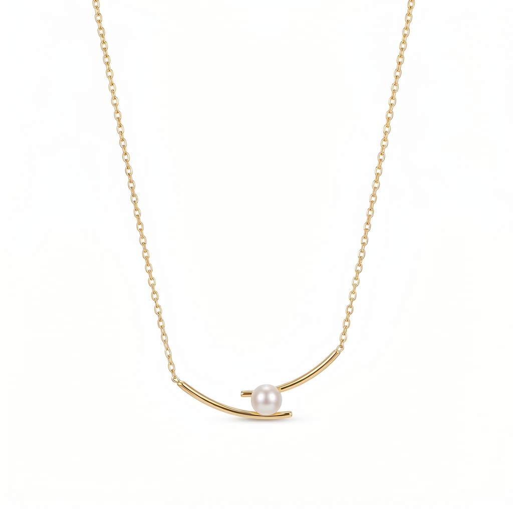 Moon Pendant Necklace