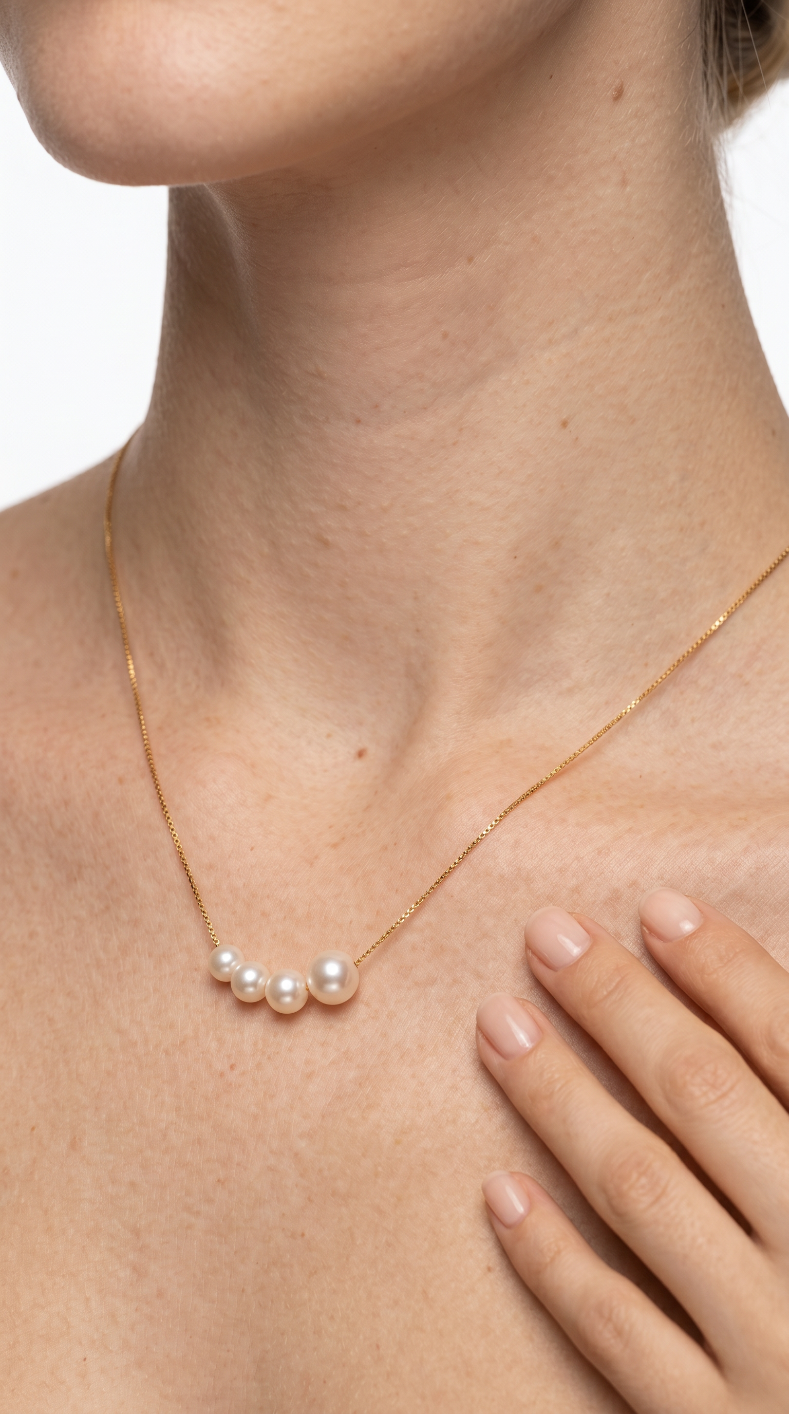 Four Pearl Necklace