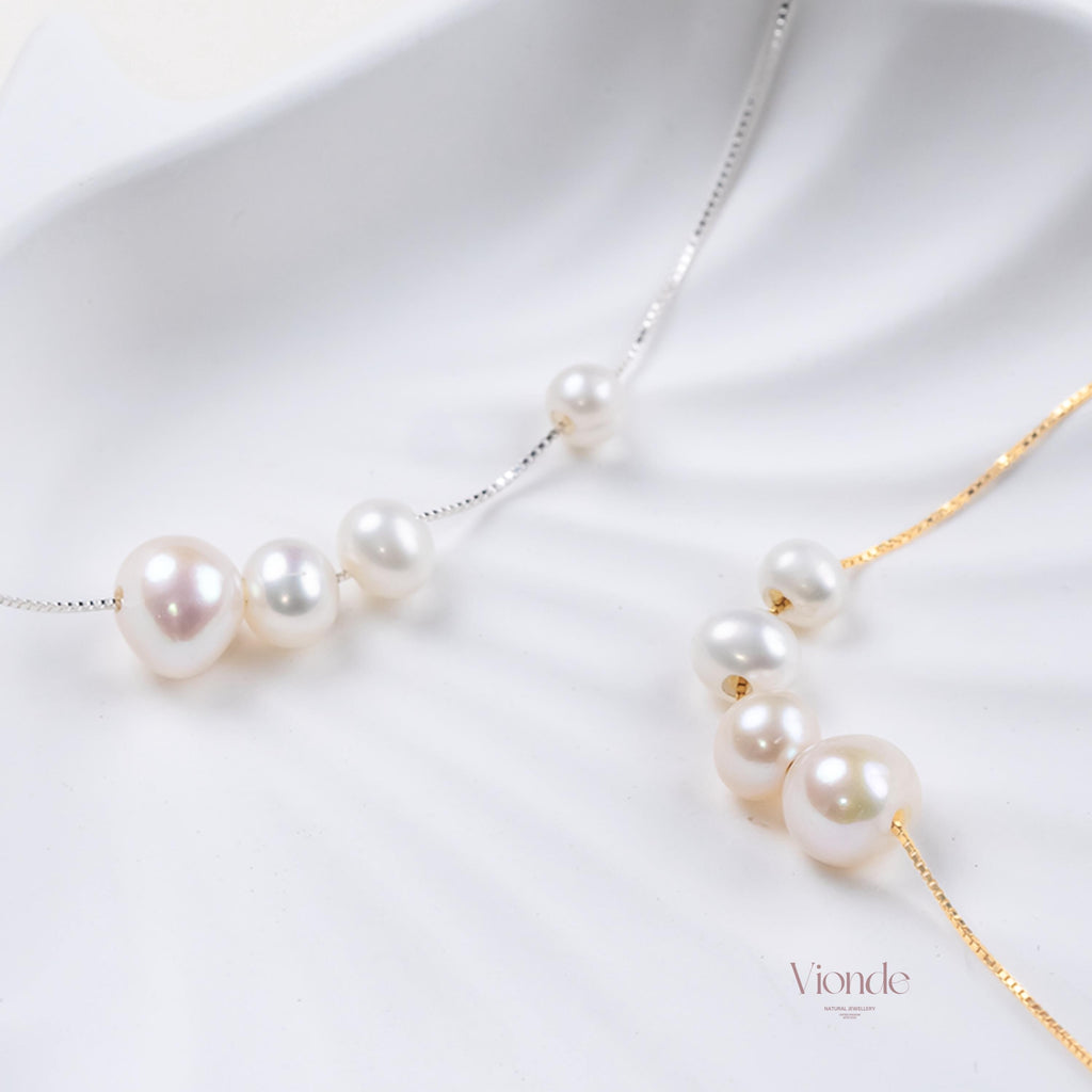 Four Pearl Necklace
