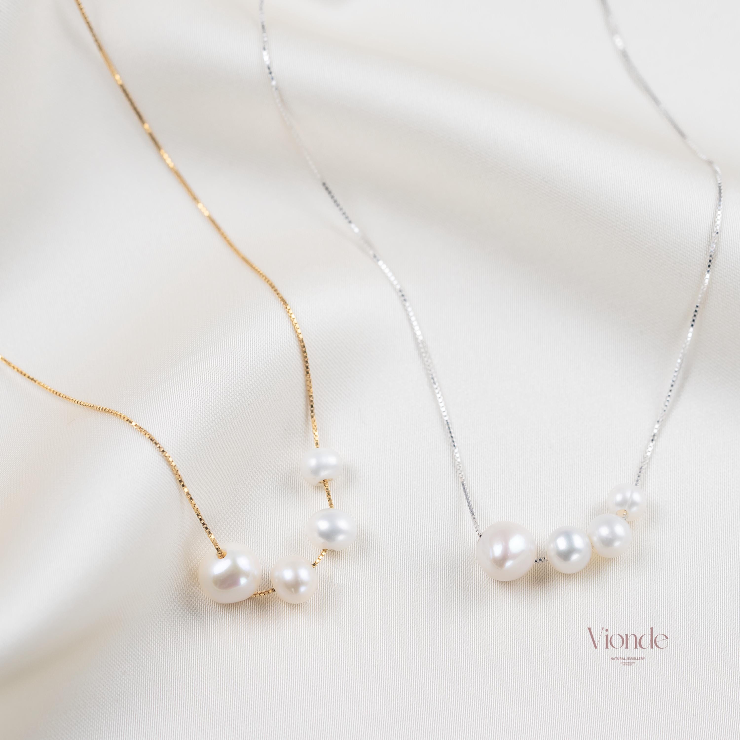Four Pearl Necklace